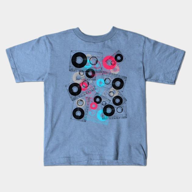 Mix Tape Kids T-Shirt by expo